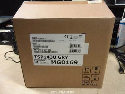 Star Micronics TSP100 TSP143U TSP143 USB Thermal Receipt Printer Black NEW NEU - Bild 1 von 4