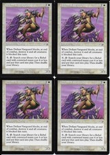MTG: DEFIANT VANGUARD Nemesis UNCOMMON; played, Excellent condition x4