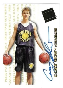 Casey Shaw 1998 PRESS PASS AUTHENTICS BASKETBALL ROOKIE AUTOGRAPH CARD RC AUTO - Picture 1 of 2