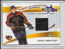 2001-02 Bowman YoungStars Dany Heatley Fabric of the Future Jersey