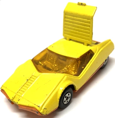 Lesney Matchbox Superfast No. 33 Datsun 126X 1973 amarillo/naranja hecho en Inglaterra Foto 1 de 4