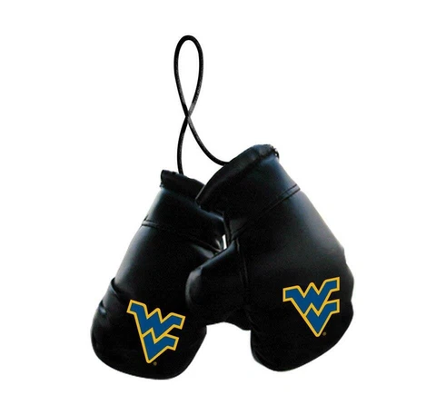 West Virginia Mountaineers Mini Boxing Glove Set [NEW] Hang MMA Fight Car Truck Cover