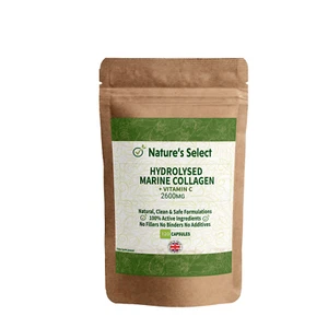 Collagen Capsules Tablets 2600mg Hydrolysed Marine Type 1 & Vitamin C - Picture 1 of 6