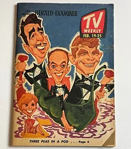 Feb 1967 TV WEEKLY Andy Griffith Don Knotts cover Herald Examiner TV guide - Imagen 1 de 3
