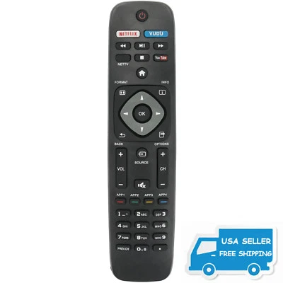 Nuevo Mando a distancia de reemplazo para TV Philips 50PFL6602/F7 55PFL5402/F7 43PFL5602/F7 Foto 1 de 4