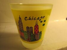 Chicago-skyline scenes-heart logo-standard shot glass-  new