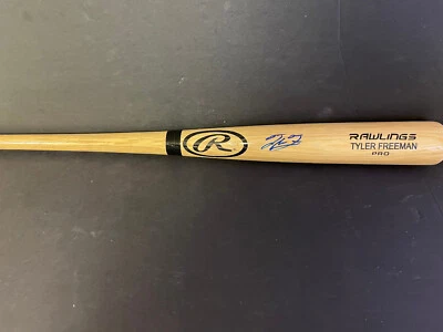 Tyler Freeman Rockies Auto Signed ENGRAVED Blonde Bat BECKETT Rookie Hologram . - Image 1 of 3