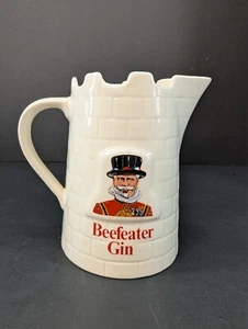 Beefeater Gin Wade PM England White Advertising Pub Jug Water Jug - Picture 1 of 6