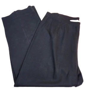 Pantalone donna Ming Wang taglia XL nero pull on gamba dritta elasticizzato ufficio business - Foto 1 di 14