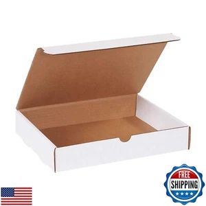 BOX USA Medium Shipping Boxes 11.125"L x 8.75"W x 2"H, 50-Pack | Foldable Cor - Picture 1 of 5