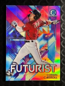 2021 Bowman Chrome Corbin Carroll Futurist FUT-CC Arizona Diamondbacks - Picture 1 of 2