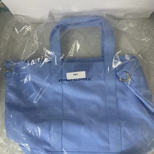 Stoney Clover Lane NWT Classic Mini Zip Tote Bag Periwinkle Blue Shoulder Strap - Picture 1 of 2
