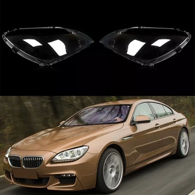 Cubierta de lente de faro izquierdo derecho transparente para BMW Serie 6 M6 F06 F12 F13 640i 650i Foto 1 de 4