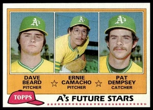 1981 Topps #96 Future Stars (Beard / Camacho / Dempsey) RC Oakland Athletics - Picture 1 of 2