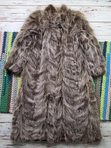 Vintage Real Fur Coat Men’s Size S - Picture 1 of 19