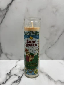 Saint Arnold Craft Brewery Houston Texas Souvenir Prayer 8” Candle - Picture 1 of 5