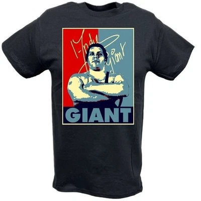Camiseta Andre el Gigante Rojo Azul Logo Foto 1 de 4