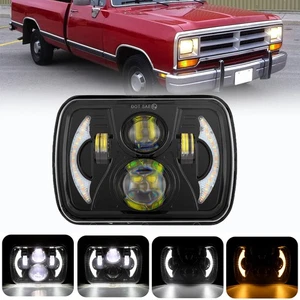 1pc 7x6" LED Headlight Turn Signal For Mazda Pickup B2000 B2200 B2600 1986-1993 - Picture 1 of 12