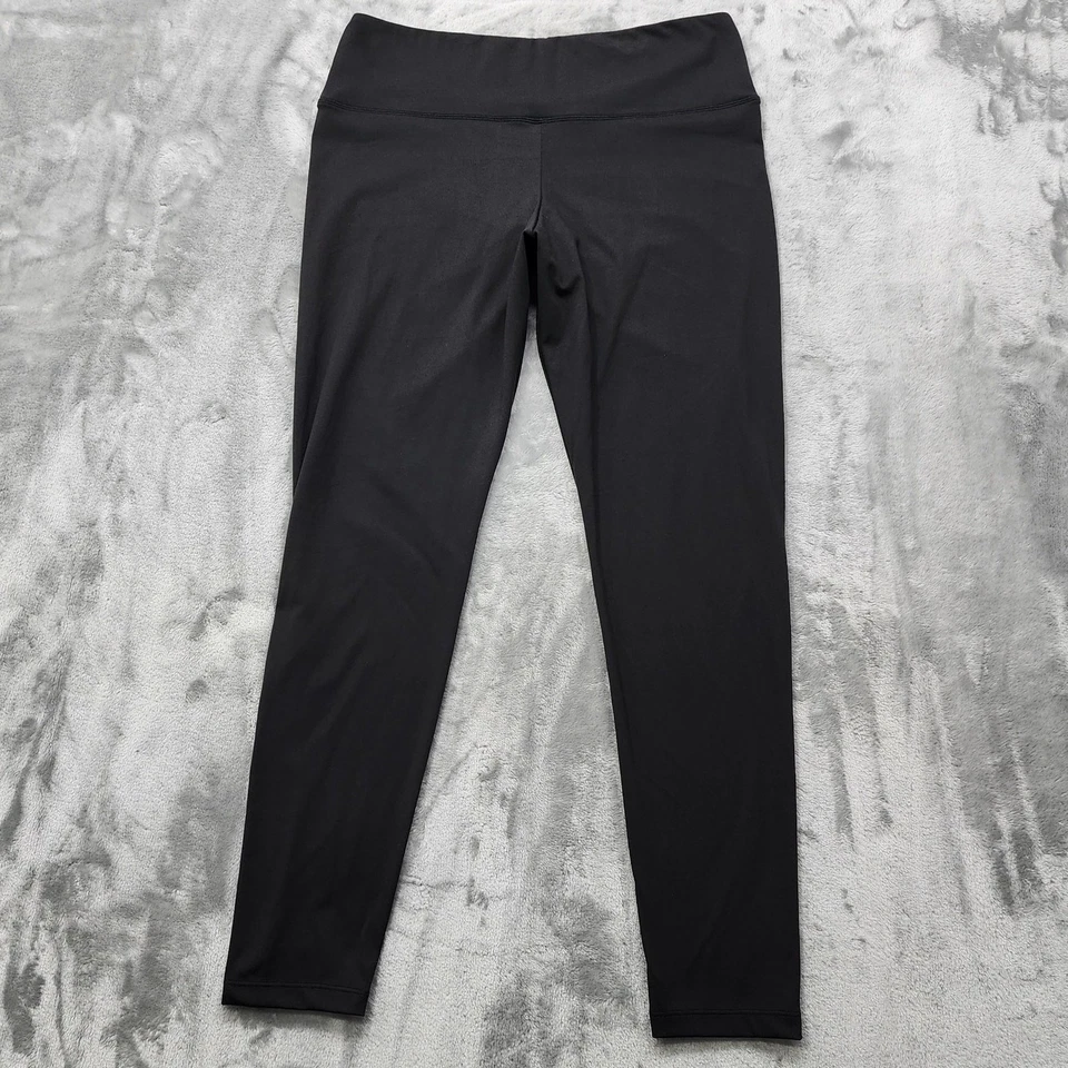 Leggings Felina para mujer 2X negros de gamuza atléticos tiro medio entrenamiento al tobillo Foto 1 de 4