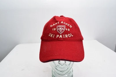 Gorra de béisbol Gant roja Aspen esquí patrulla lana talla única ajustable sombrero de papá Foto 1 de 4