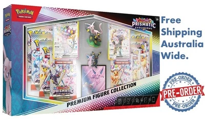 Pokemon TCG Prismatic Evolutions Premium Figure Box Collection Confirmed Stock - Image 1 of 3