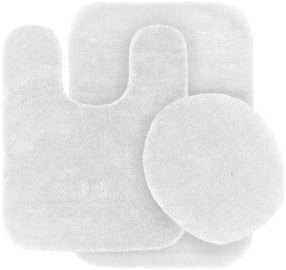 3ШТ. #6 КОНТУРНЫЙ КОВРИК КОВРИК КРЫШКА УНИТАЗА ПОЛНЫЙ КОМПЛЕКТ РЕЗИНОВАЯ ПОДЛОЖКА - Изображение 1 из 1