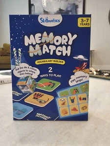Skillmatics Memory Match Vocabulary Builder 2 Ways To Play New Sealed - Picture 1 of 4