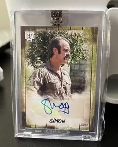 2018 Topps The Walking Dead Steven Ogg Auto “Simon” (04/10) - Picture 1 of 2