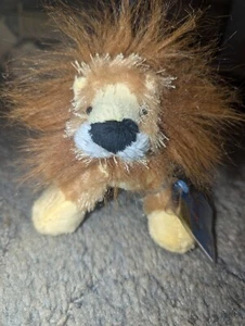 Webkinz Lion With Code Sealed Tags Plush Doll Big Cat Shaggy Fuzzy Lil Kinz Mini - Picture 1 of 5