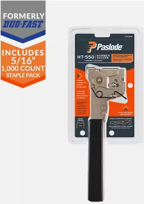 Paslode HT-550 Hammertacker Handtacker Pistole 1/2" Krone + 1000 Klammern - Bild 1 von 4