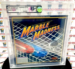 1986 EA Marble Madness Commodore 64 C64 New Sealed VGA WATA CGC NES 5.25in disc - Bild 1 von 20