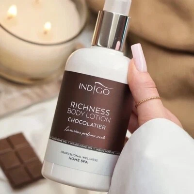 Indigo  Body Lotion 300ml Luxurious Perfumed Professional Home Spa Products - Image 1 of 3