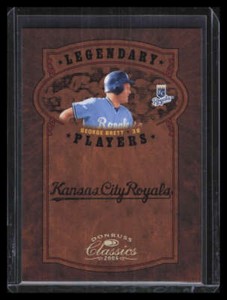 2005 Donruss Classics Legendary Players Gold 17 George Brett 42/75