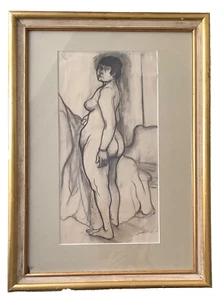 Suzanne VALADON Post-Impressionism Self-Portrait of Artist Drawing Circa 1890 - Picture 1 of 14