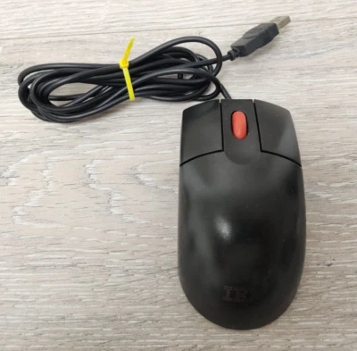 IBM MO28UOL 41A4934 41A4935 USB Wired Mouse With Scroll Wheel Black Tested Works - Image 1 of 4