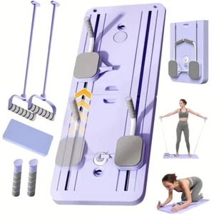 Pilates Reformer Set Workout Pushup Board Home Gym Fitness Equipment Ab Machine - Picture 1 of 12