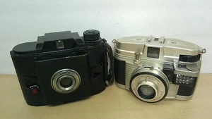 Lote de 2 Cámaras Ansco Clipper 616 Película y Lancer 127 Película Art Deco Sin Probar - Imagen 1 de 19