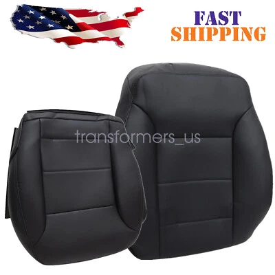 适用于 2009 - 2013 梅赛德斯 - 奔驰 ML350 司机侧底和顶部皮革座椅套 — 第 1/4 张图片