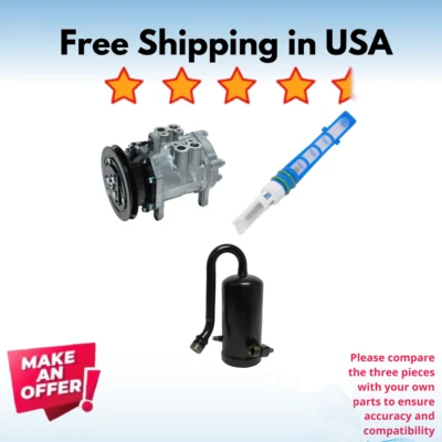 Kit Compressor A/C Fit Ford Bronco 1983-1986, Ford F-100 1983, F-150 1983-1986 - Image 1 of 4