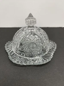 Antikes späteres 1800er EAPG Kinder Set Käse gewölbte Schale - Bild 1 von 12