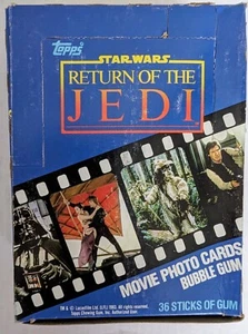 Star Wars Return Of The Jedi Movie Photo Cards Topps 1983 Full Box 36 Packs - Bild 1 von 3