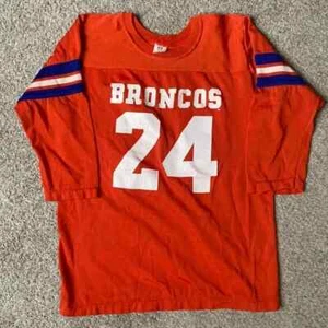 Vintage Sears Rawlings Denver Broncos Jersey #24 Champ Bailey Youth L - Picture 1 of 9