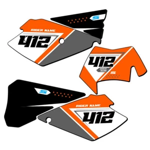 XC SG65 Custom MX Number Plates Senge Graphics Kit Compatible with KTM - Picture 1 of 28
