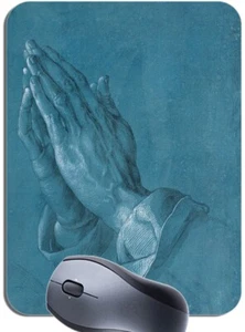Albrecht Durer Praying Hands Mouse Mat. High Quality Art Mouse Pad - Picture 1 of 1