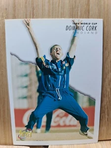 DOMINIC CORK🏆#12 Futera World Cup ENGLAND Cricket Card🏆FREE POST - Picture 1 of 2