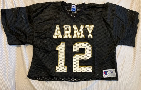VINTAGE - Champion - Army - Black Knights - #12 - Mesh Football Jersey - Mens XL Cover