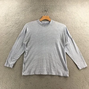 We The Free Tee T-Shirt Womens S Blue Striped Long Sleeve Round Neck Pullover - Picture 1 of 16
