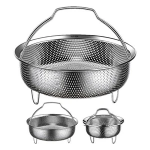 Stainless Steel Vegetable Steamer Basket For Instant Pot Insert Steamer Basket - Picture 1 of 15