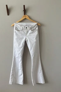 goldsign White Denim jeans silvie flare womens size 25 Trend - Picture 1 of 6
