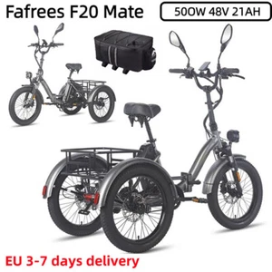 Fafrees F20 Mate Falten Elektro Dreirad,E-Bike 50OW 3 Rädern E-Fahrrad Tricycle - Bild 1 von 14